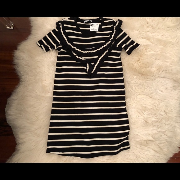 Zara  ruffled pencil dress  SM NWT - Picture 4 of 5